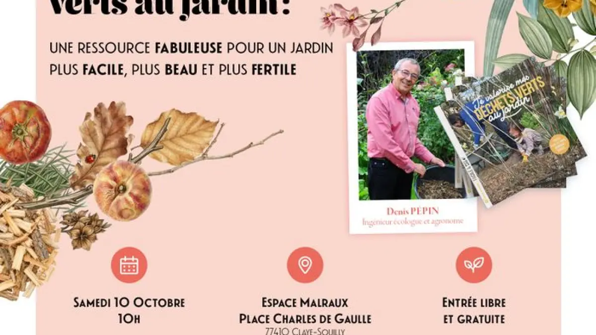 Valorisez vos déchets verts au jardin - Conférence exceptionnelle gratuite