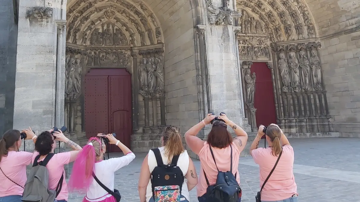 Visite à Laon : "Visite de la cathédrale… aux jumelles"