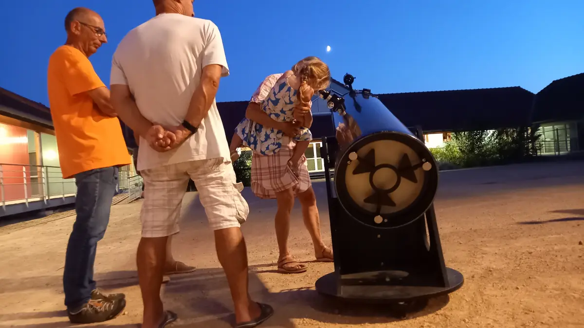 Animation astronomie "Soirée lunaire et ciel profond"