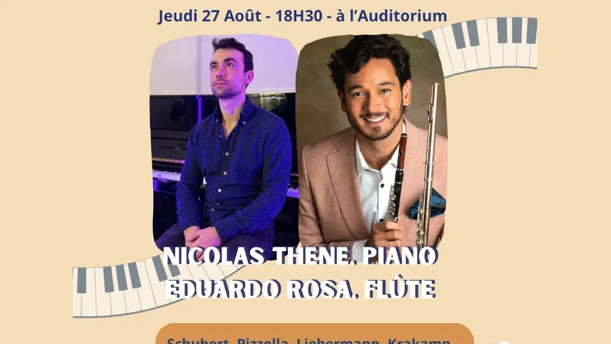 SAISON MUSICALE À L'AUDITORIUM - NICOLAS THENE ET EDUARDO ROSA