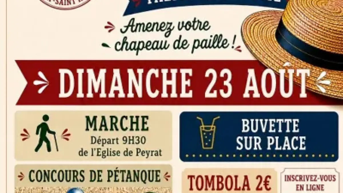 Fête à Peyrat - guinguette