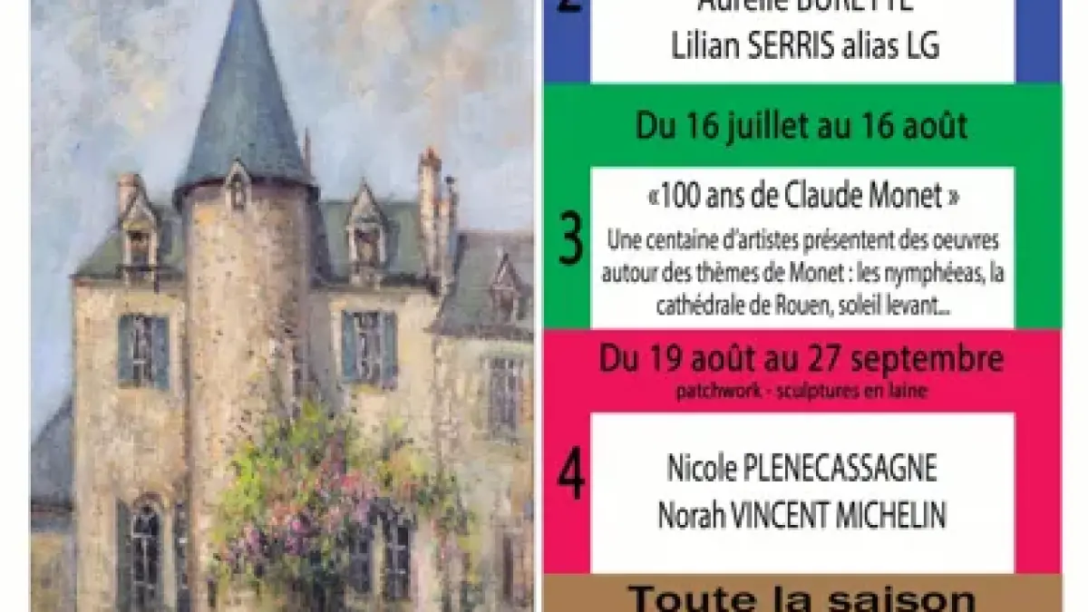 Expos de rue à Sainte Eulalie d'Olt