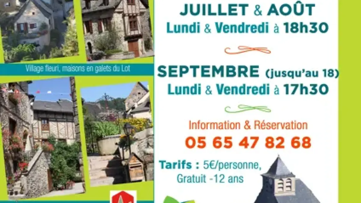 Visite guidée de Sainte Eulalie d'Olt