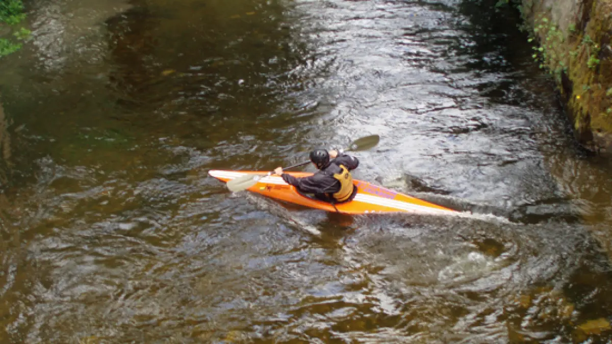 Parcours d'eaux vives sur la Dordogne