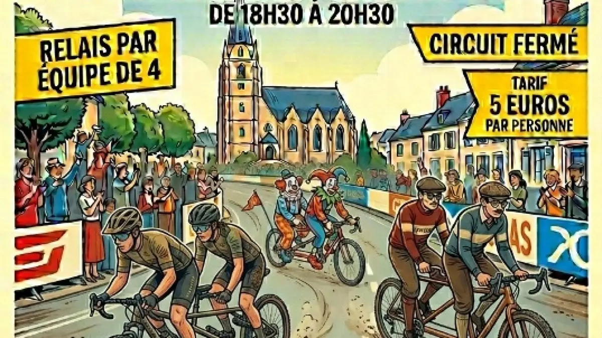 2h de tandem de Yèvres