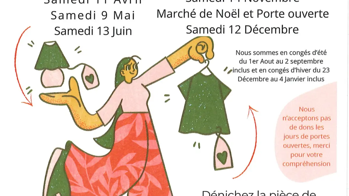 Portes ouvertes à la boutique du Secours Populaire