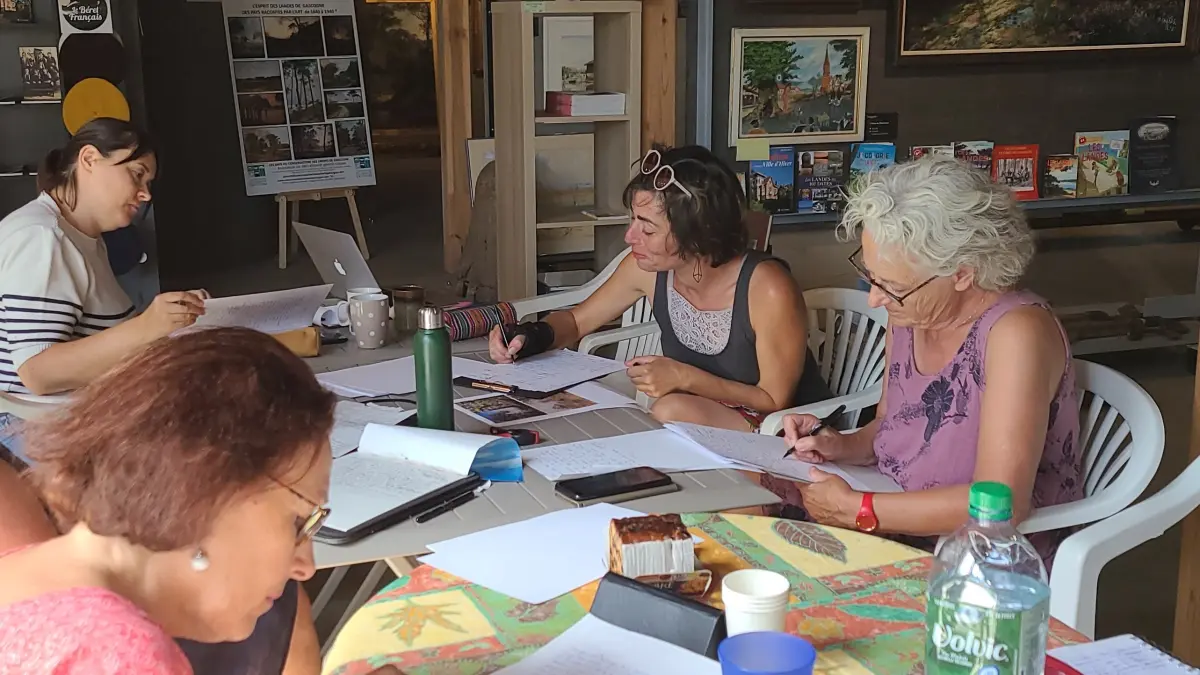 Atelier d'écriture au conservatoire des Landes de Gascogne