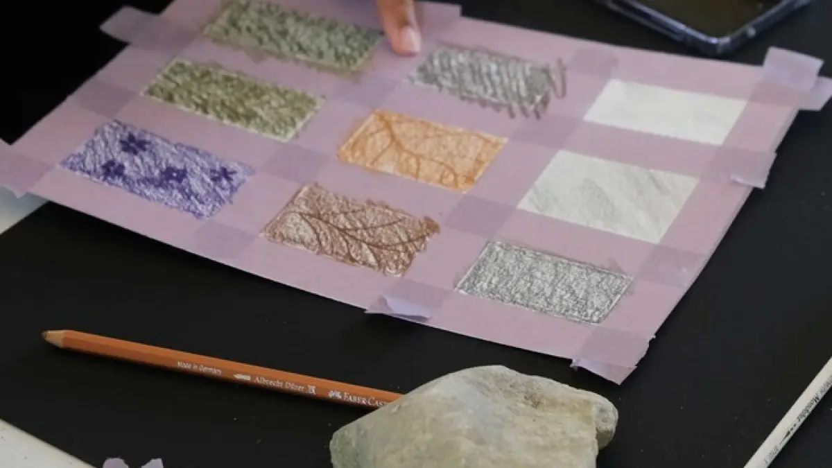 Atelier chromatique du parc en famille "Nuancier sensible"