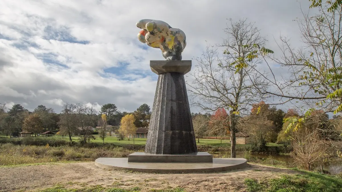La Forêt d'Art Contemporain : Volute, oeuvre n°27