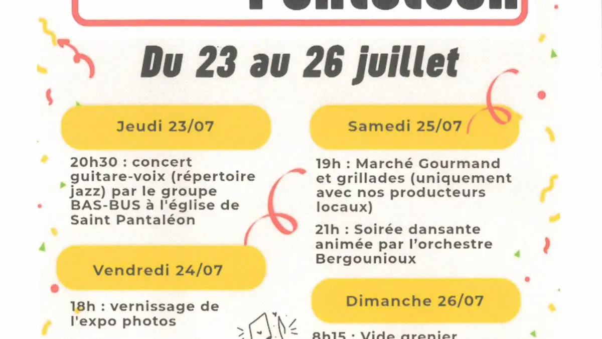 Fête Votive de Saint-Pantaléon