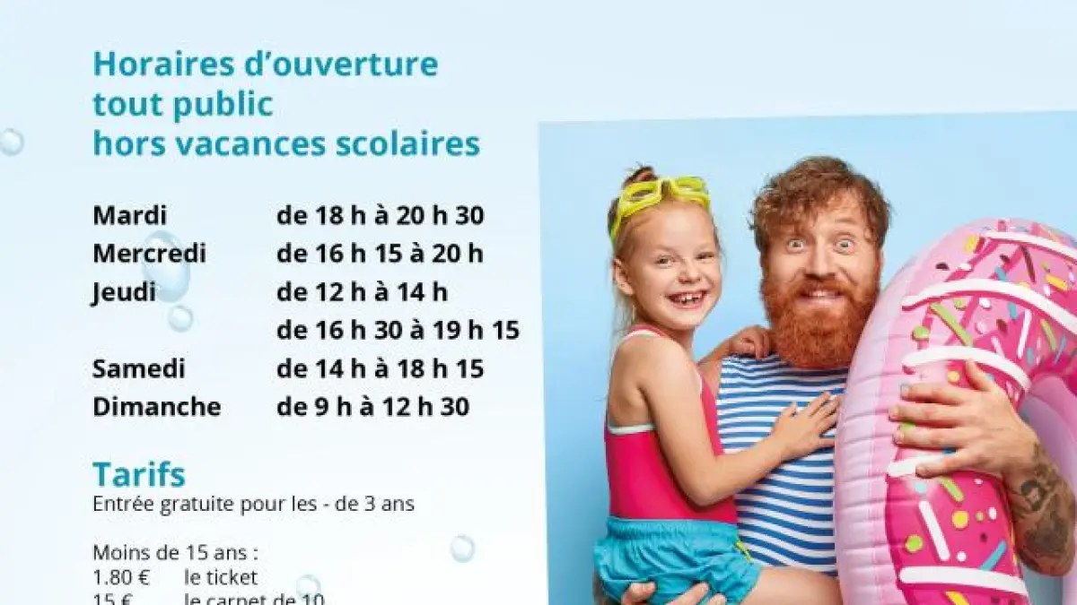 Piscine de Ferrières : horaires d'ouverture