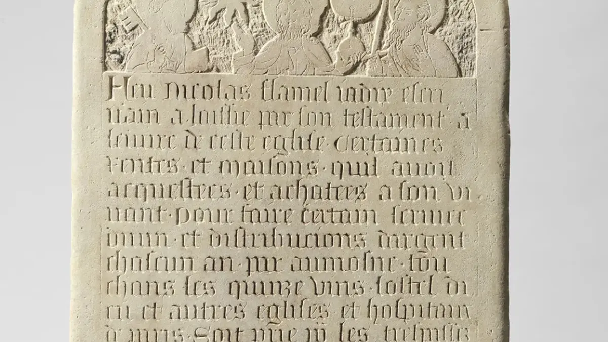 Nicolas Flamel. Alchimiste de papier
