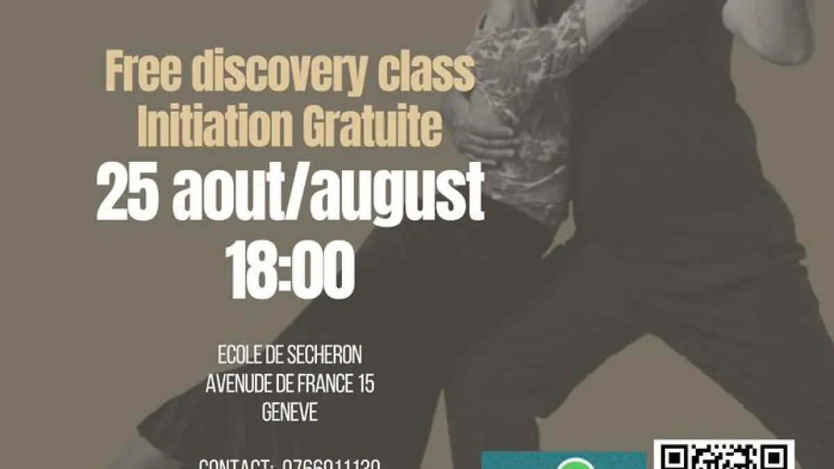 Cours decouverte Tango Argentin