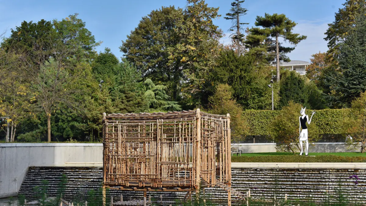 Visite du jardin de sculptures du MAC VAL