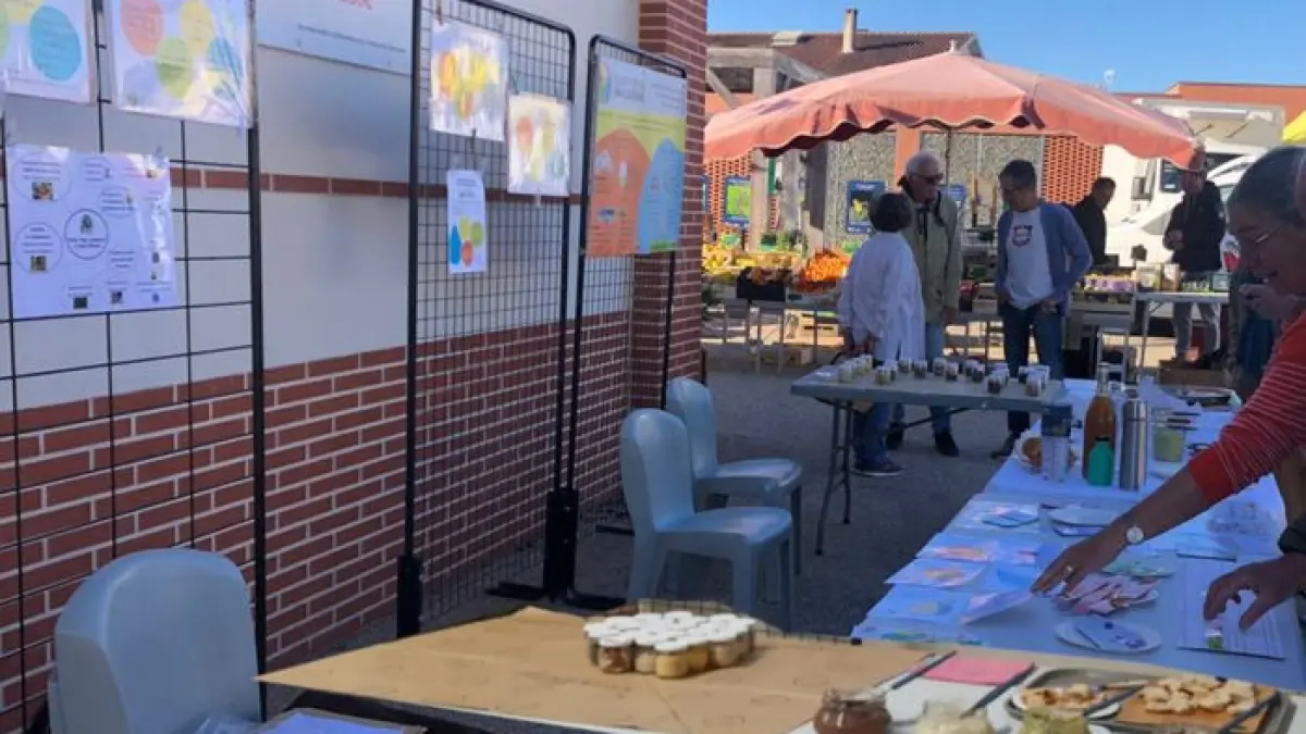 Le marché : un bon endroit pour parler alimentation (entr’autre) !