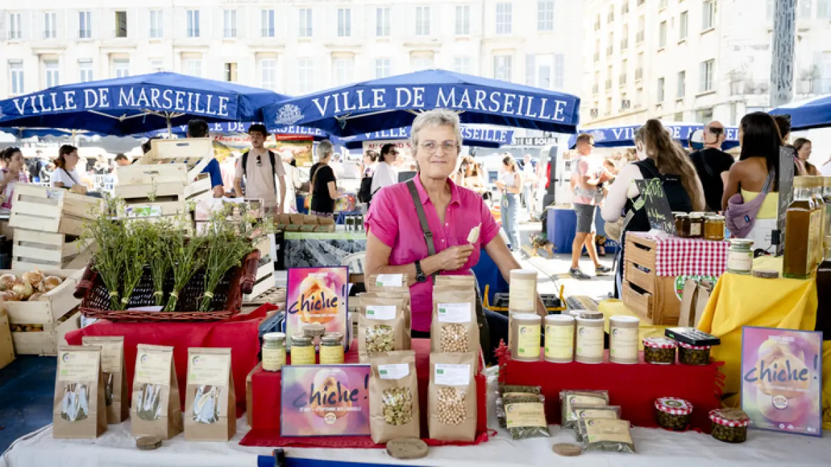 Le grand marché du Vieux-Port