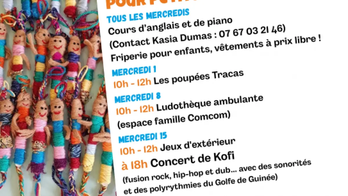 Mercredi en famille : atelier Poupées tracas