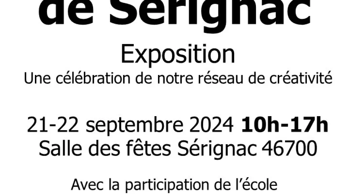 Exposition "Les Artistes de Sérignac"