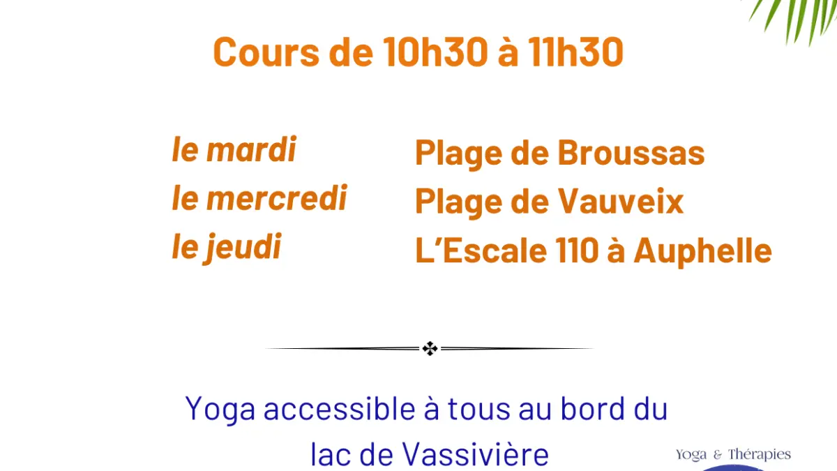 Yoga sur plage