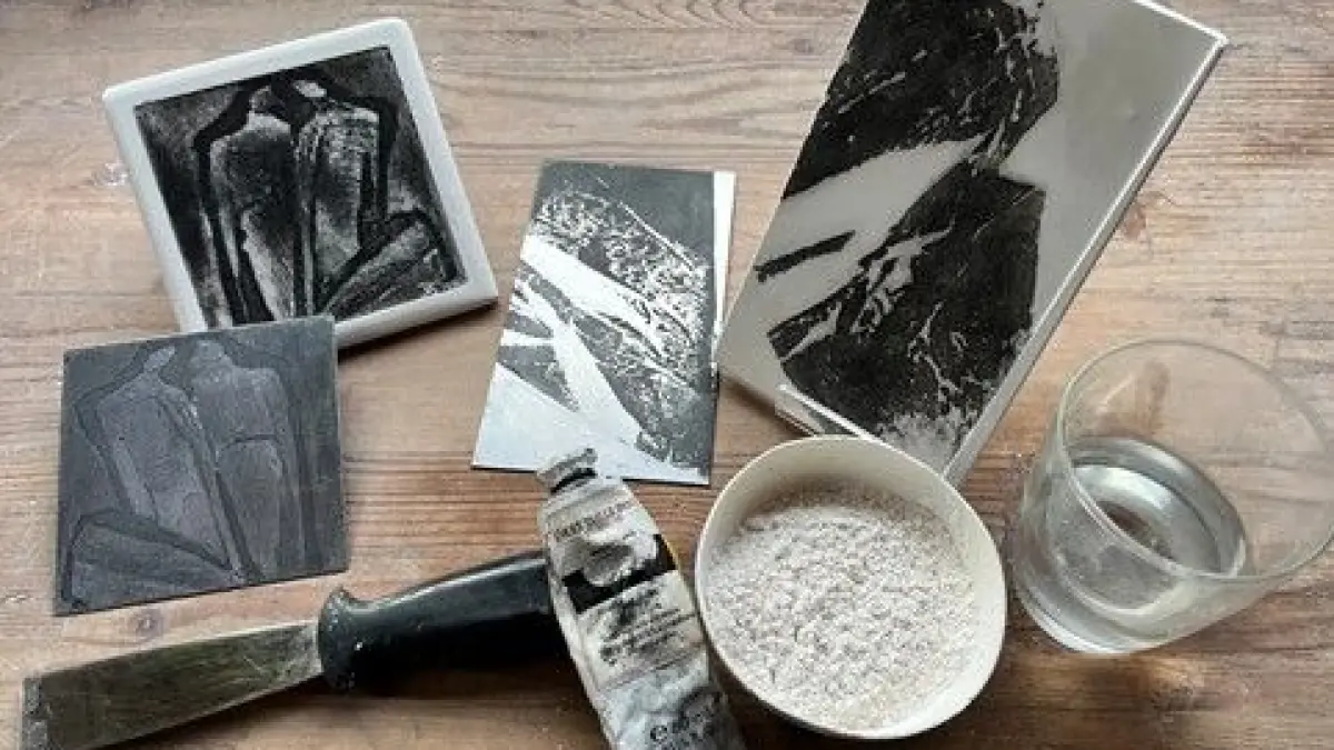 L’impression sur plâtre : entre gravure et sculpture – graveurs initiés / Académie d'art de Meudon