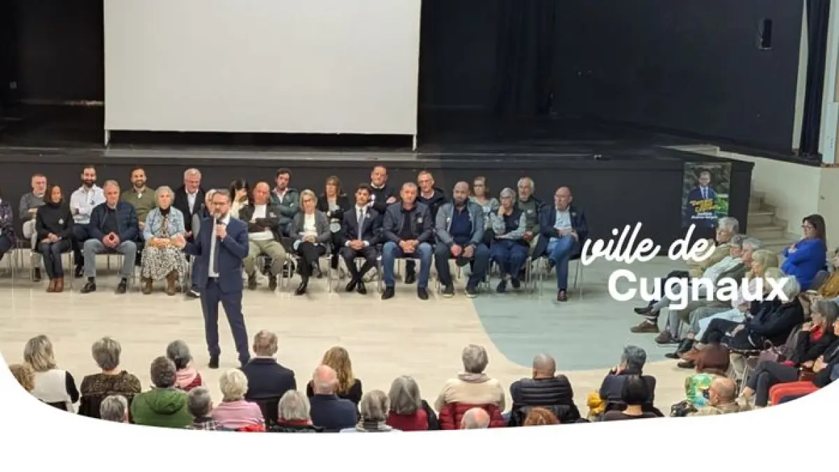 Réunion publique du maire et de l'équipe municipale