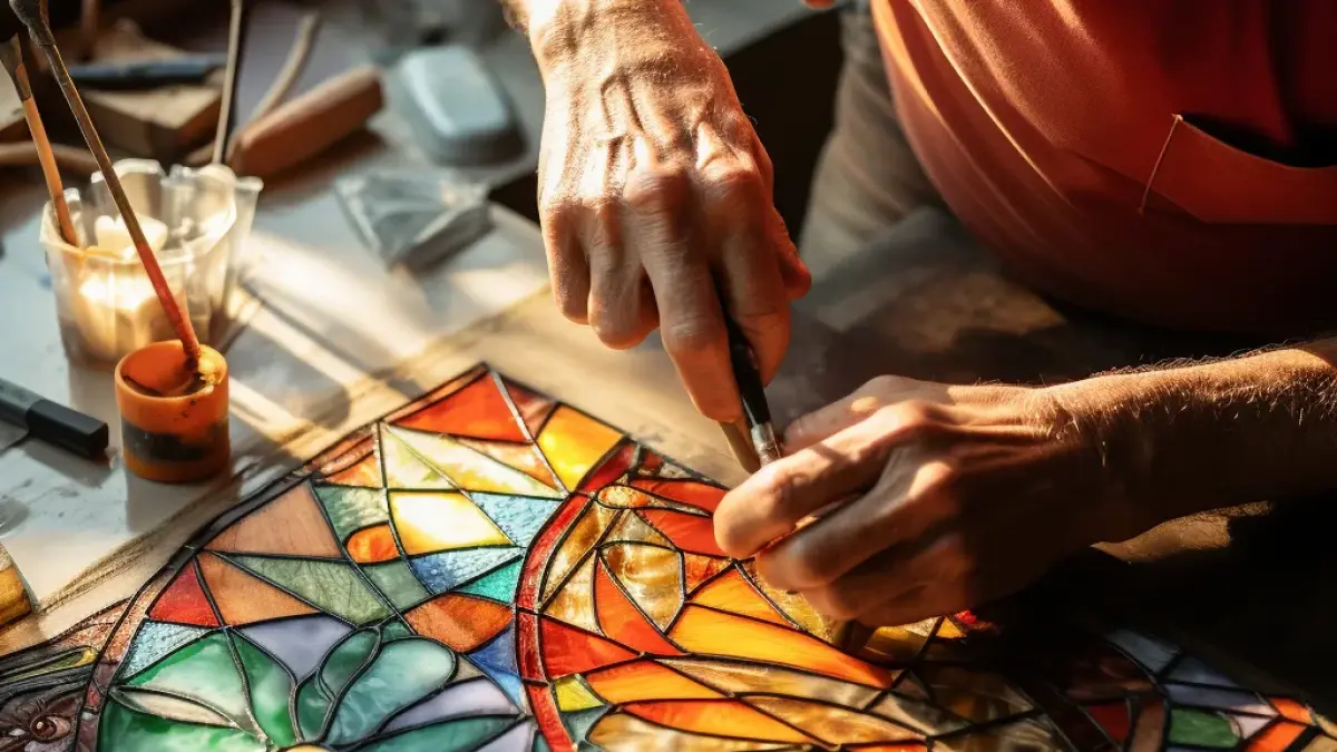 Atelier création vitrail