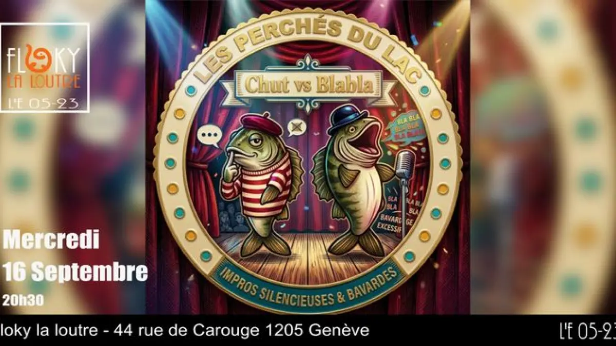 Spectacle d'improvisation des Perchés du Lac : Chut vs Blabla