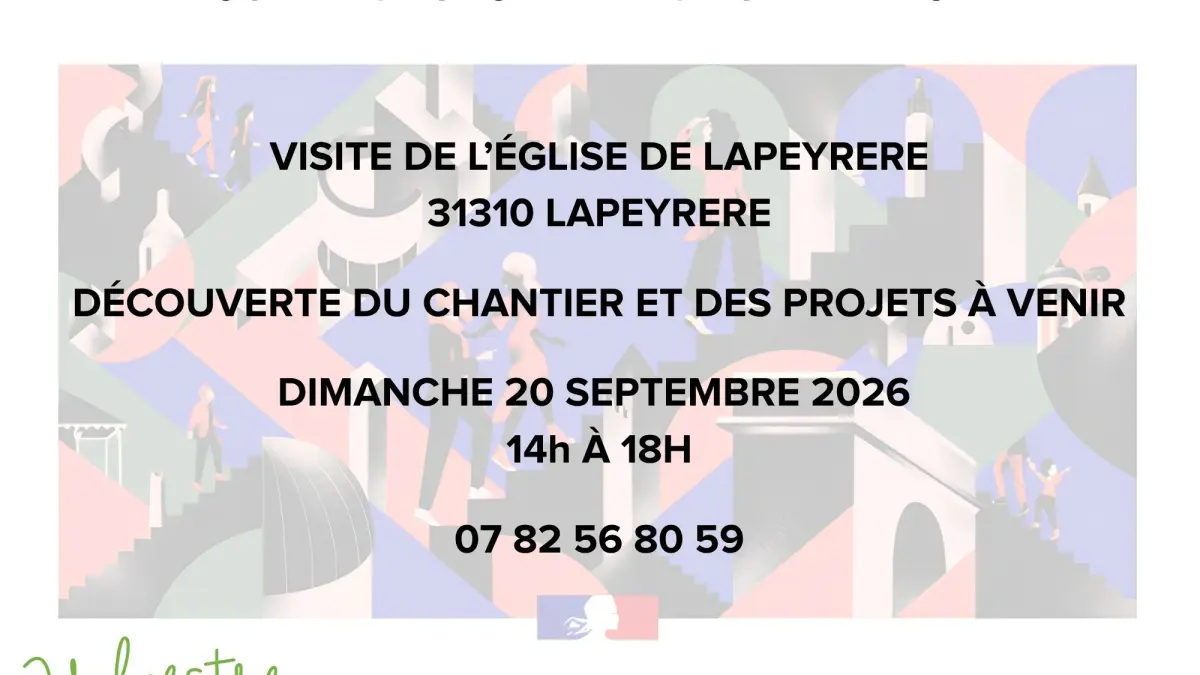 JOURNÉEES EUROPÉENNES DU PATRIMOINE : LAPEYRERE VISITE EGLISE