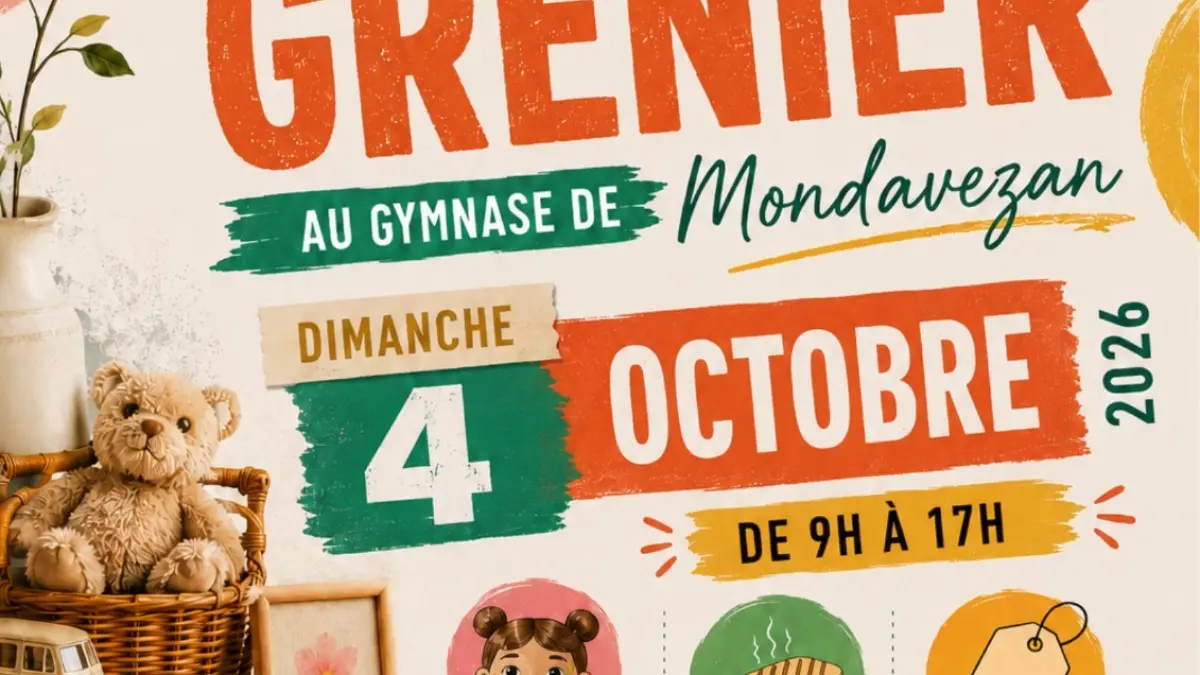 VIDE GRENIER MONDAVEZAN